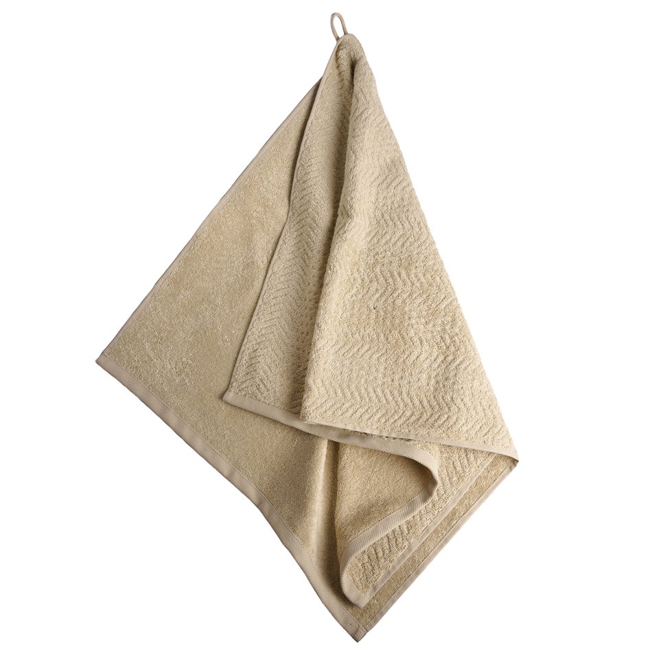 Bamboo towel Malda, 50x100cm, cream color, 500g/m2