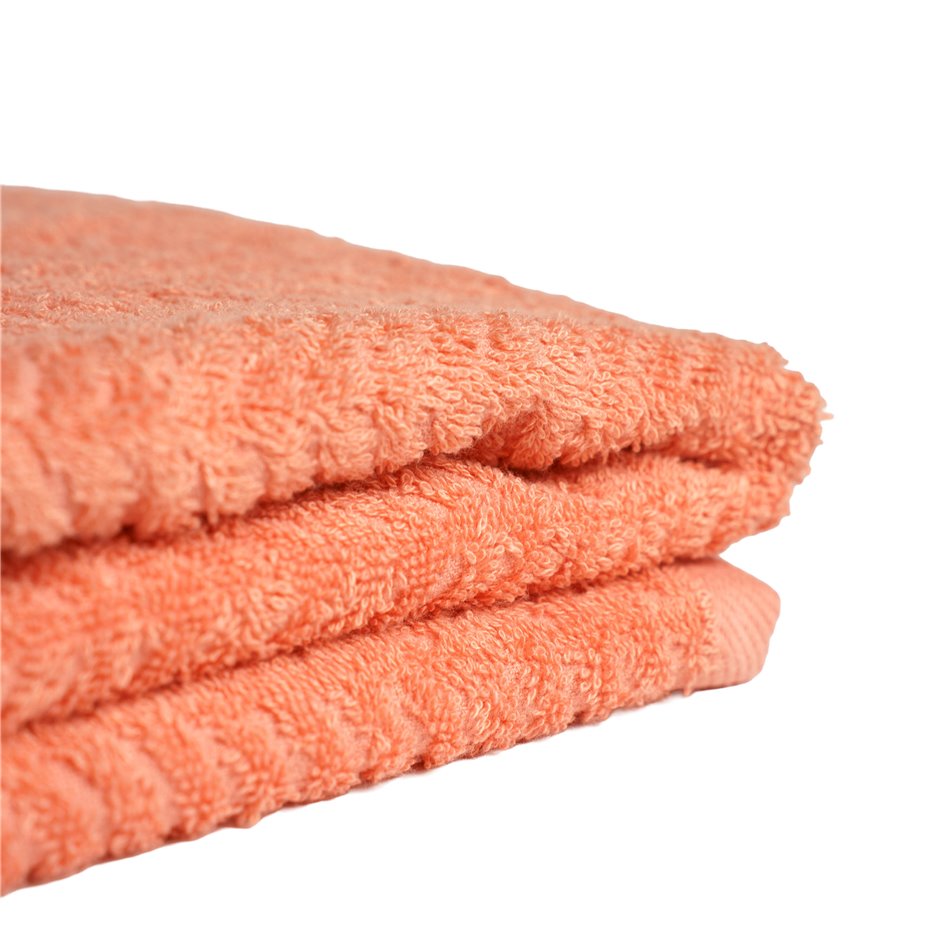 Bamboo towel Malda, 70x140cm, coral color, 500g/m2