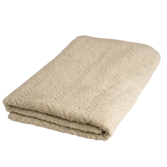 Bamboo towel Malda, 70x140cm, cream color, 500g/m2