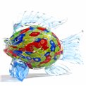 Dekoratiivne kuju Fish, klaasist, H14x8x20cm