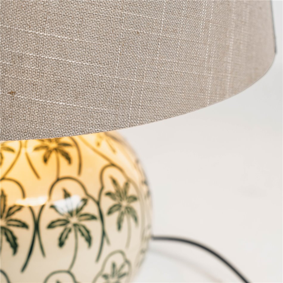 Table lamp Nordo gold, H30cm, D20cm, E27 60W(MAX)