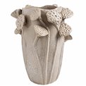 Vaas Lotus, beež, kivimass, H35x27.5x25.5cm