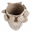 Vaas Lotus, beež, kivimass, H35x27.5x25.5cm