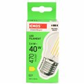 LED Bulb neutral white, E27 3.4W, 470lm, 4000K, H7.8x4.5x4.5cm