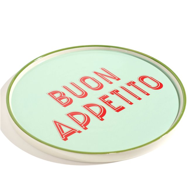 Тарелка Buon Appetito Mint, D25.5cm