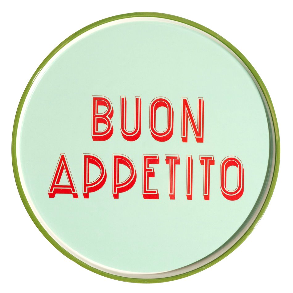 Тарелка Buon Appetito Mint, D25.5cm
