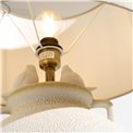 Laualamp Navelli, H45cm, hallikaspruun/kreemikas, D30cm, E27 60W(MAX)