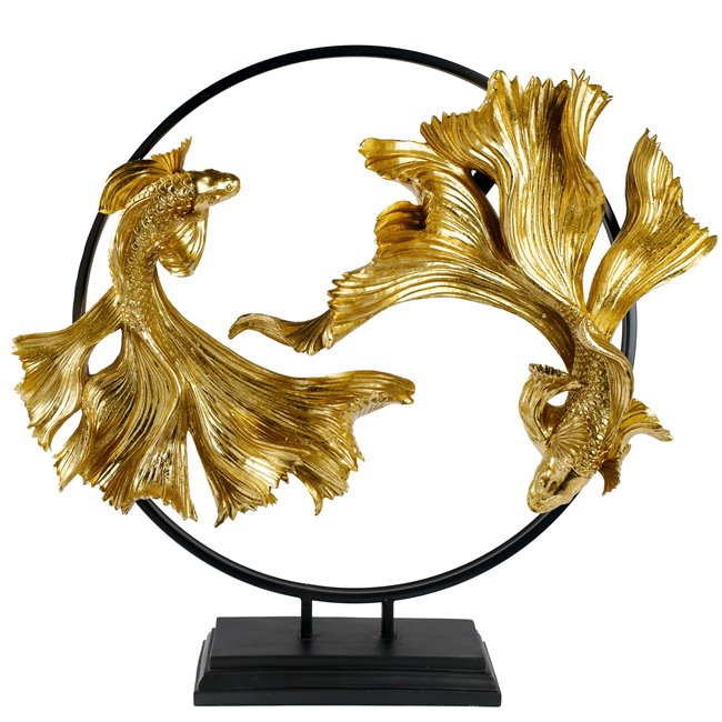 Декоративная фигурка Fish with circle, 65x21x58cm