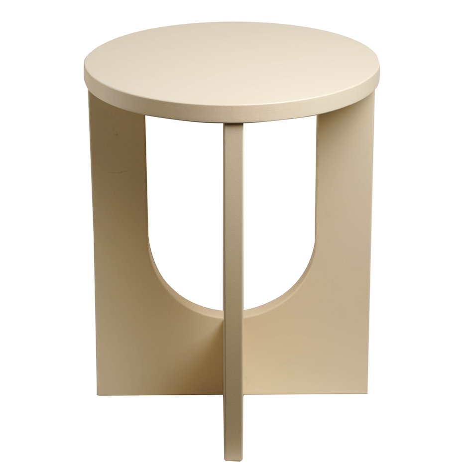 Külglaud Bloom, elevandiluu värv, MDF, D40cm H50.5cm