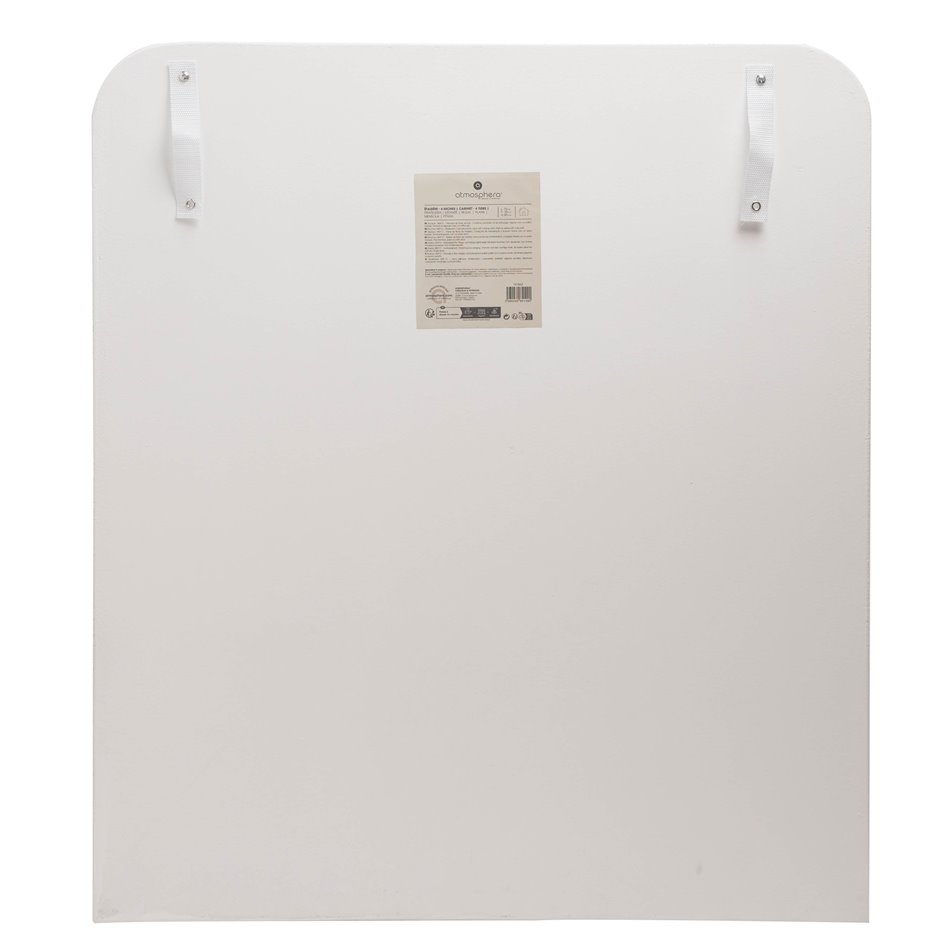 Riiul Soleya, valge, MDF, H85x75x30cm