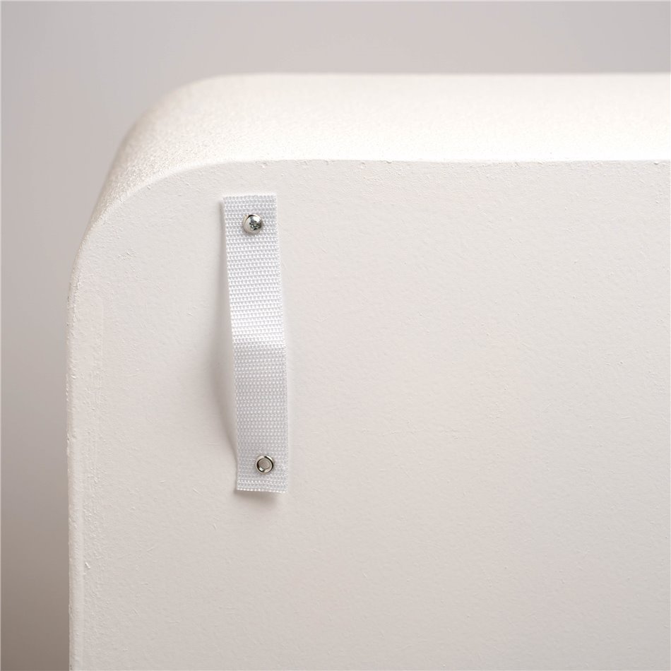 Riiul Soleya, valge, MDF, H85x75x30cm