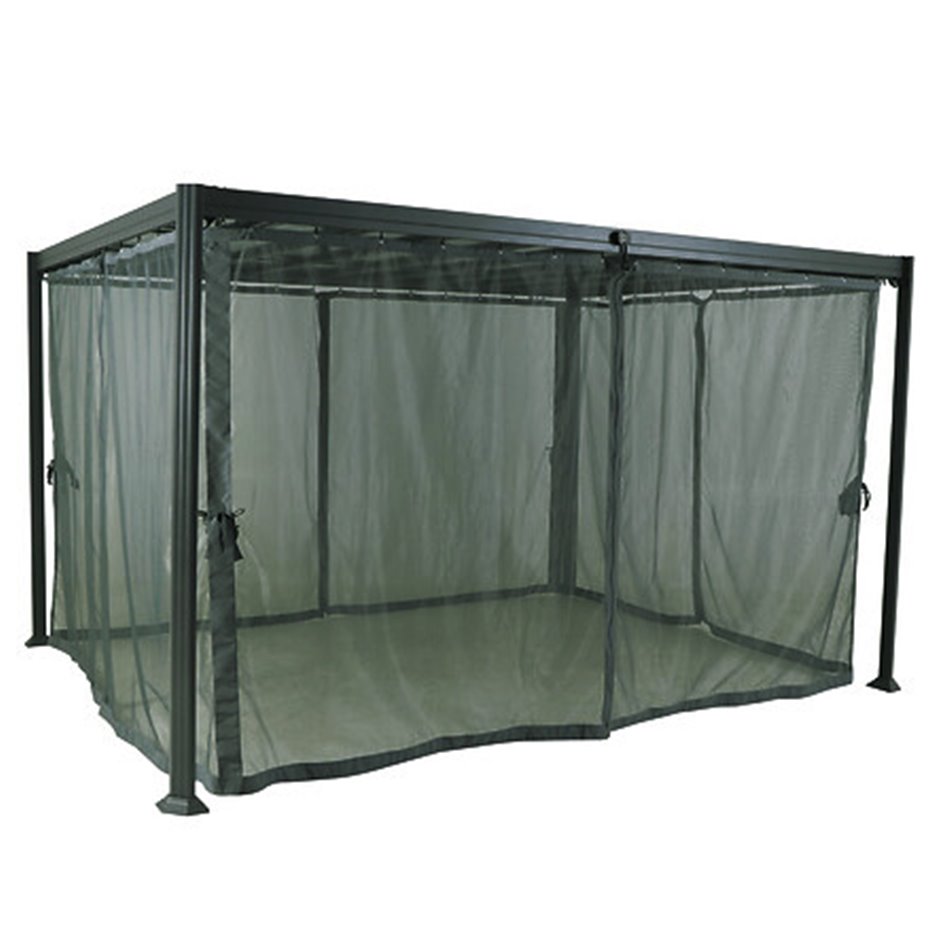 Sääsevõrgu komplekt Labelize pergolale 3.8x3m, roheline