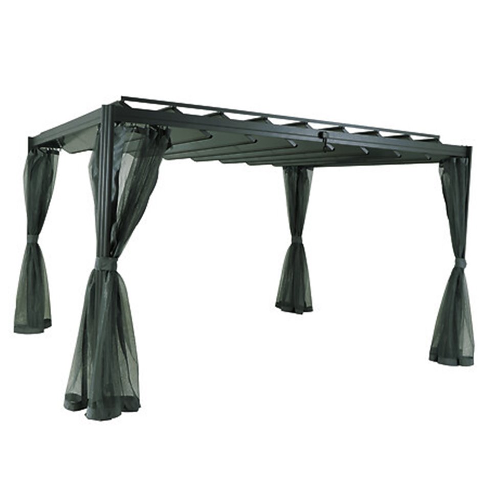 Sääsevõrgu komplekt Labelize pergolale 3.8x3m, roheline