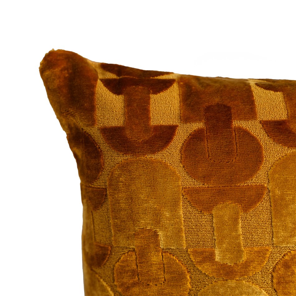 Decorative pillow Jacq Luna, orange, 40x40cm