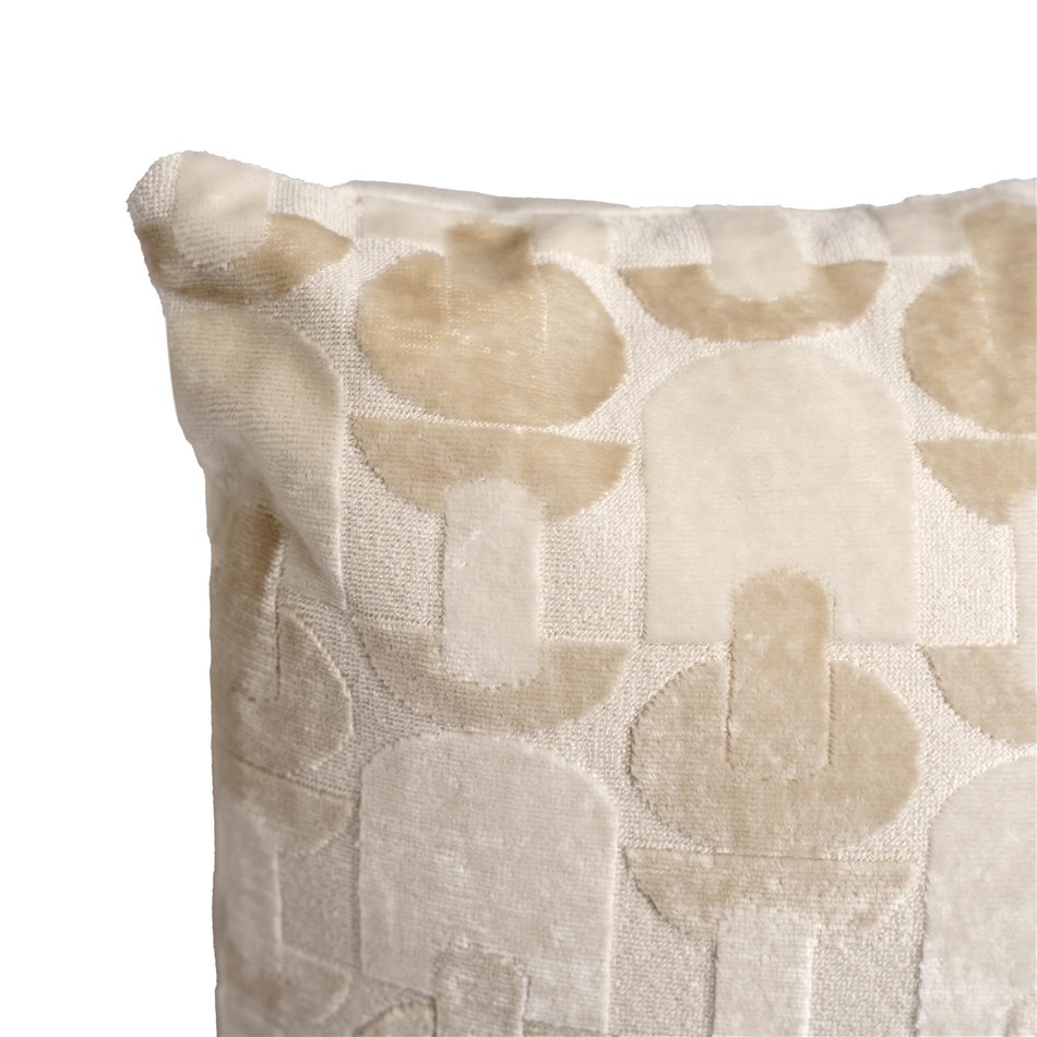 Decorative pillow Jacq Luna, beige, 40x40cm