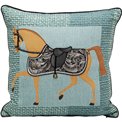 Cushion Show Horse Plaid, 45x45cm