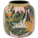 Vase Jungle, metal, H17cm, D17cm