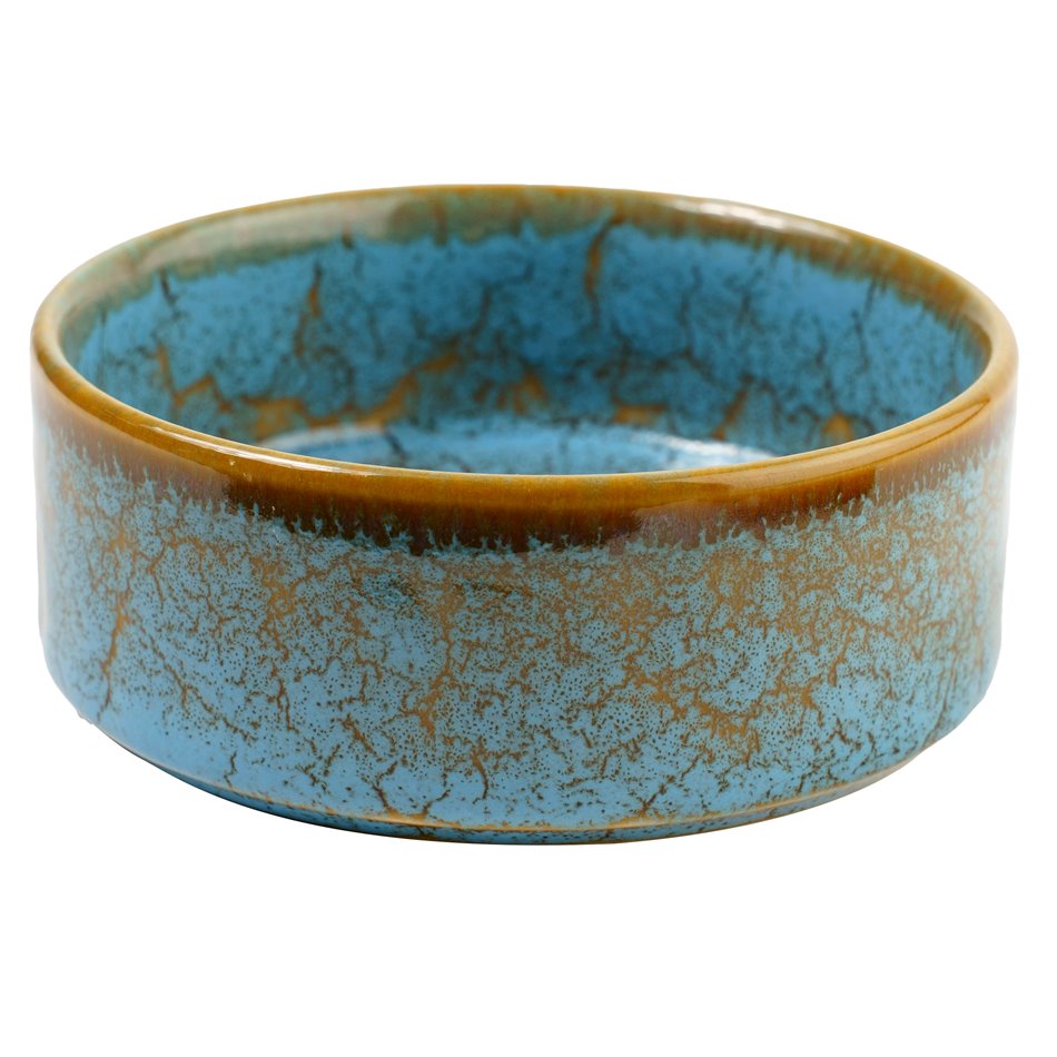 Bowl Scratch Blue, brown/blue, porcelain, D13cm H4.8cm