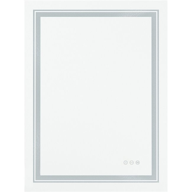 Wall mirror Hero,, aluminium/glass, H80x60x3.7cm 