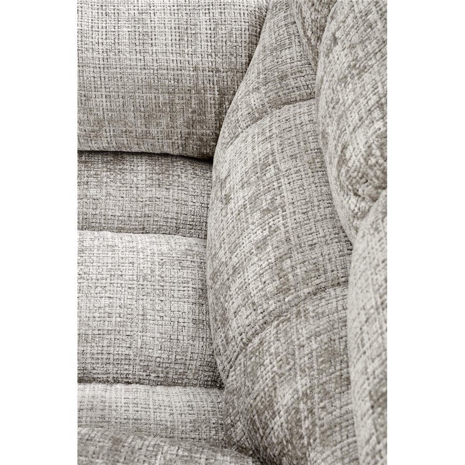 Electric recliner Hamore, grey, polyester/metal/wood, H86-100x105x100-168cm, seat height 50-55cm