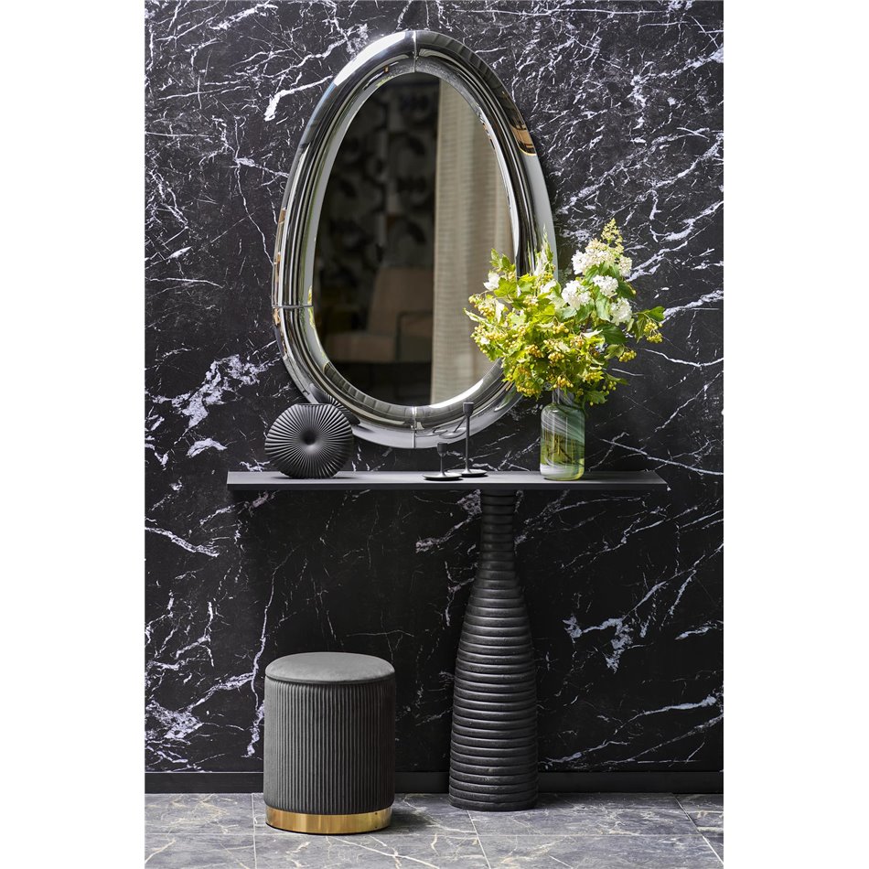 Wall mirror Hivory,, MDF/metal/glass, H120x80x3cm 