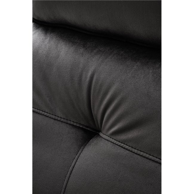 Electric recliner with massage function Hemiro, black, H108-90x80x90-160cm, seat height 51-52cm