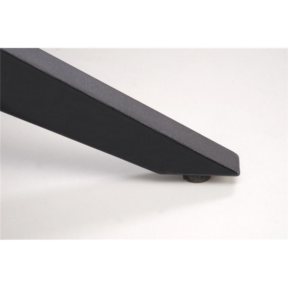 Pikendatav söögilaud Handro, must, MDF/teras, 180-240x100cm H76cm 