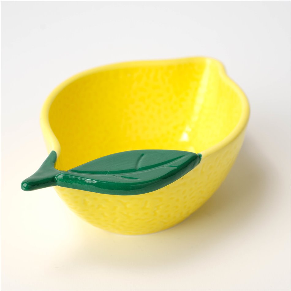 Bowl Lemon, ceramic, 15,4x9,5xH5,3cm