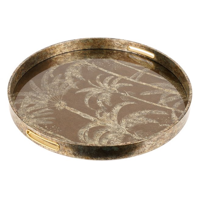 Decorative glass tray Fasano L, 45x5x4cm