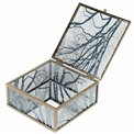 Box glass/metal Favara L, 15x16x6.8cm