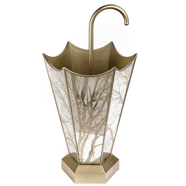 Umbrella stand Umbrella, silver, 33x29x65cm