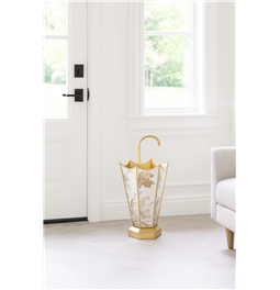 Umbrella stand Umbrella, golden, 33x29x65cm