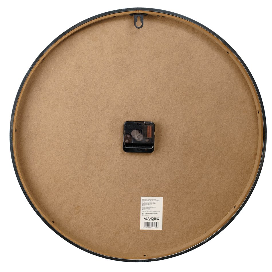 Wall clock Feltre, D45x6.5cm