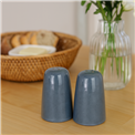 Salt and pepper set Callie, blue, H8.2cm, D4cm