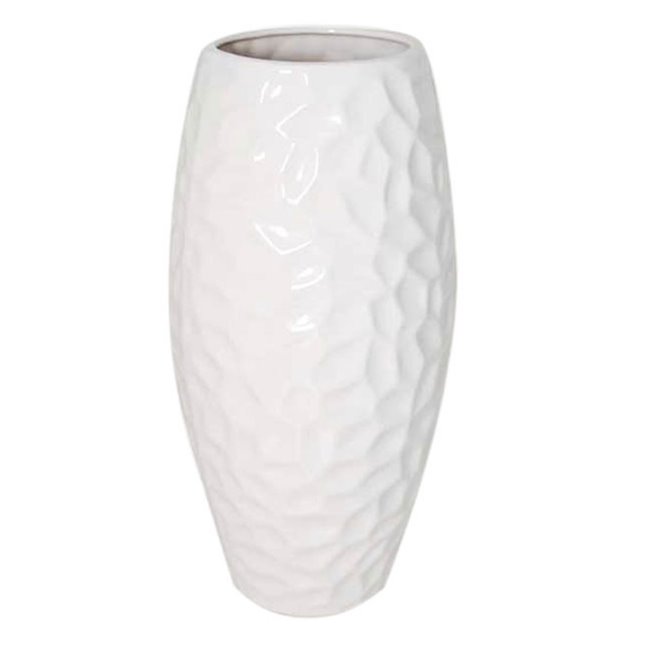 Vase Mercury M, white, H37x19cm