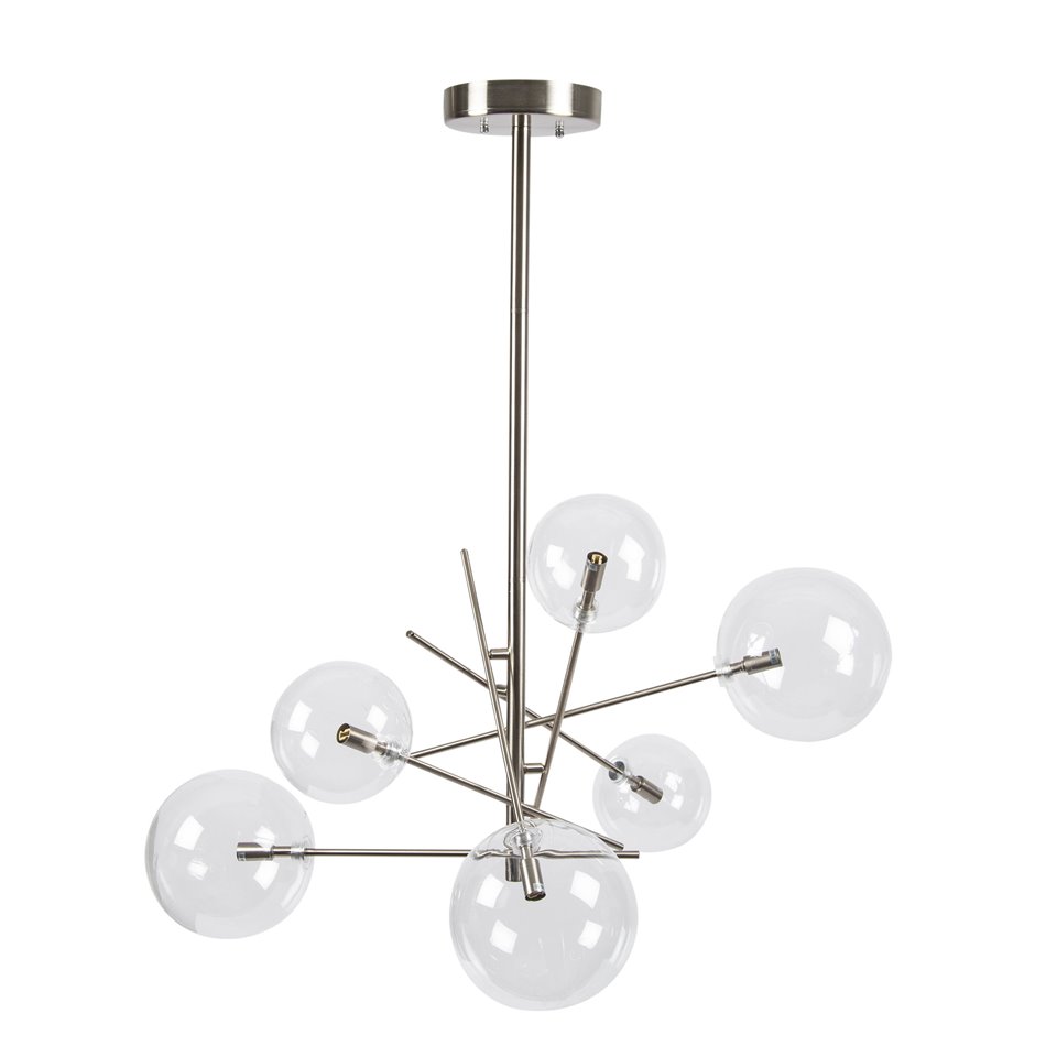 Pendant lamp Raja, G9 6x40W(MAX), H90-120cm, D75cm
