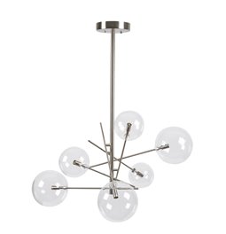 Pendant lamp Raja, G9 6x40W(MAX), H90-120cm, D75cm