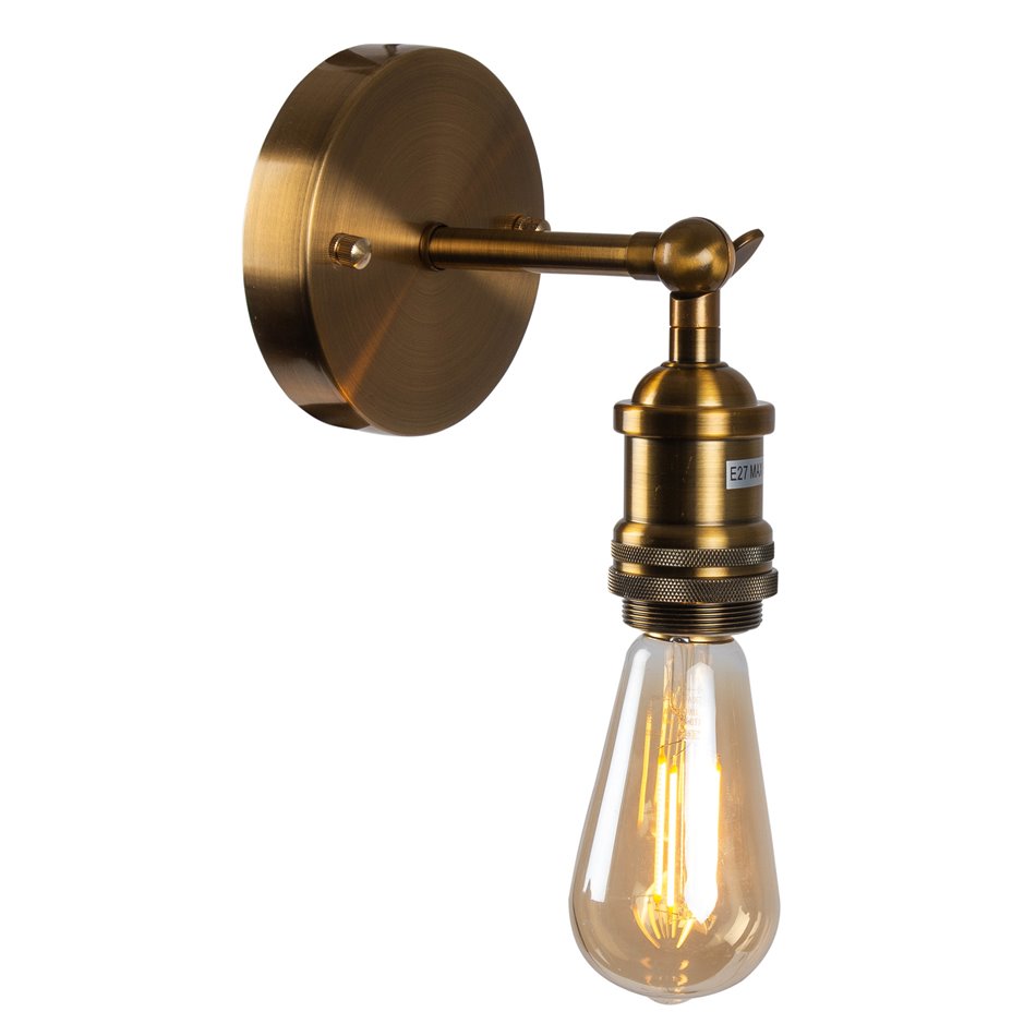 Wall lamp Restyler, bronze color, E27 60W(MAX), H16x15x11.5cm