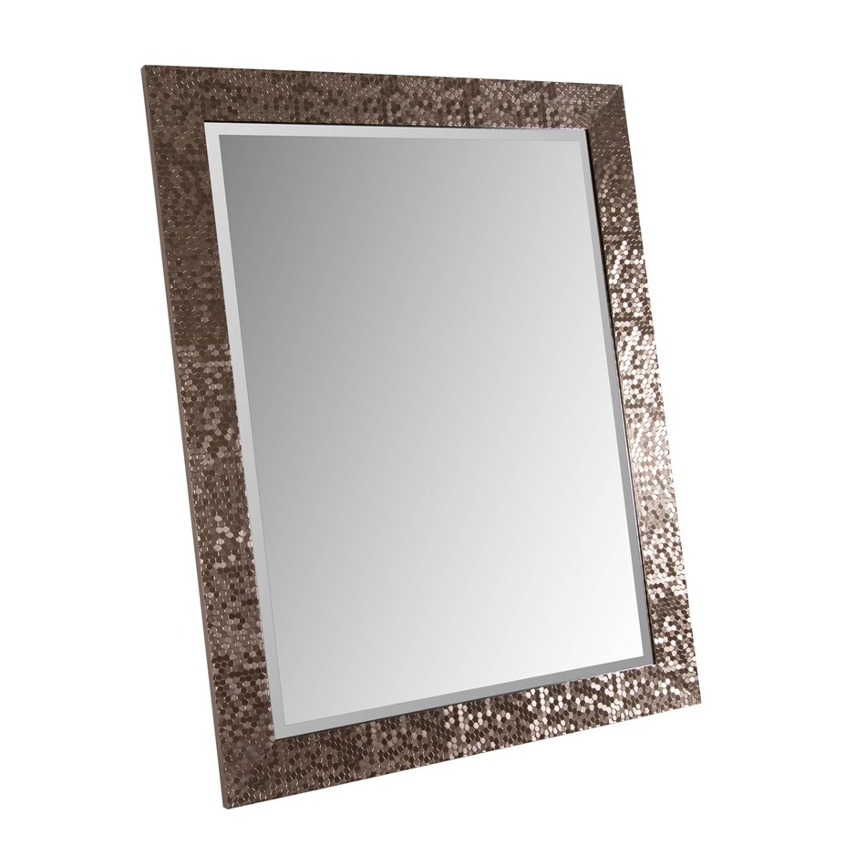 Wall mirror Ingo, champagne tone, H93x73cm