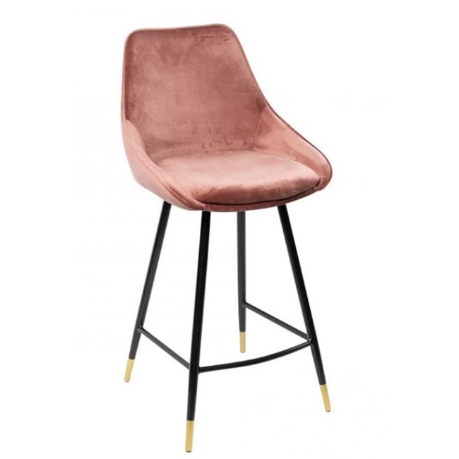 Bar chair Solero, pink 34 SD, H-98x54x54cm, seat height 68cm