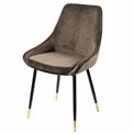 Chair Santana, coffee 76 SD, 85x42x38cm, seat height 47cm