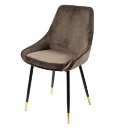 Chair Santana, coffee 76 SD, 85x42x38cm, seat height 47cm