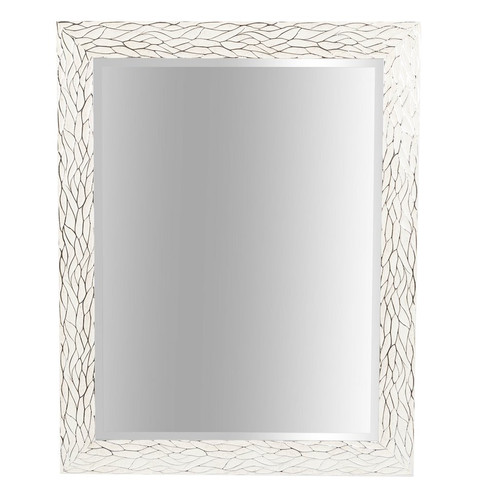 Mirror Ivla, antique white, H94x74cm