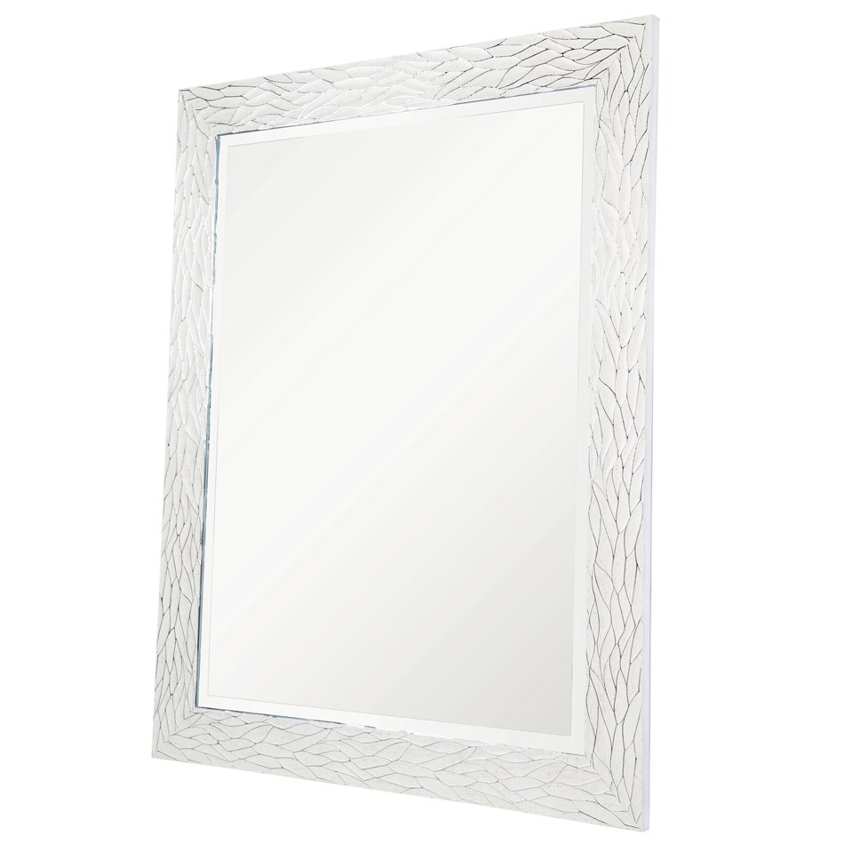 Mirror Ivla, antique white, H94x74cm