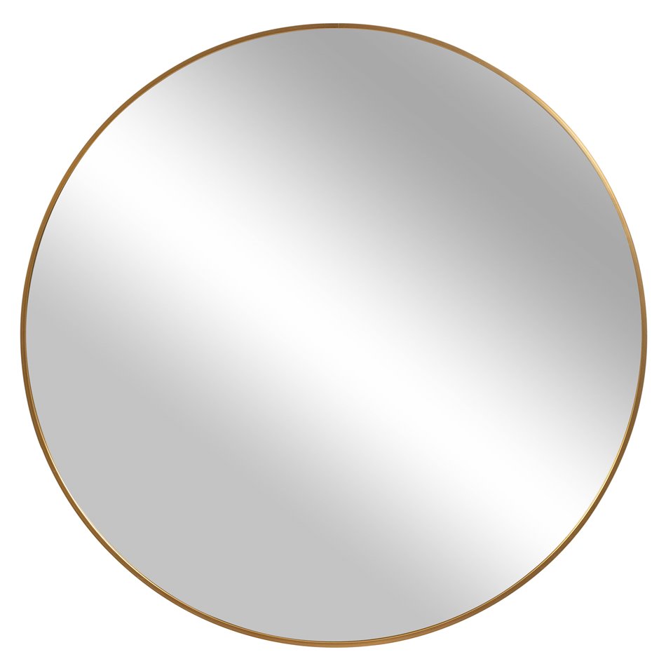 Wall mirror Iza, round, golden color D80x4cm