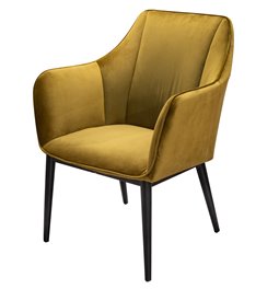 Кресло для отдыха Sabara, горчичный цвет, H84x64x60см, высота сиденья 42см