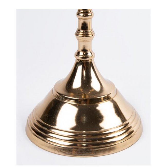 Küünlajalg Verena, šampanja/kuldne värvi, H40cm, D30cm