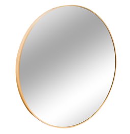 Wall mirror Iza, round, golden color D100x4cm