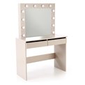 Dressing table Holwud w mirror, LED, 94x43x140cm