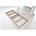 Dressing table Holwud w mirror, LED, 94x43x140cm